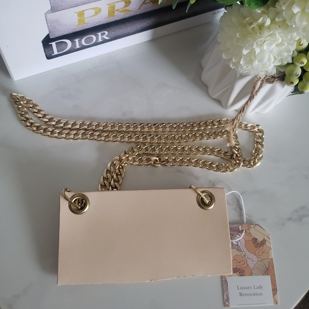 Leather Wallet insert with chain